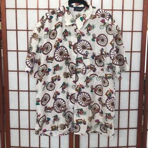 Vintage Chemise Et Cie silk button up